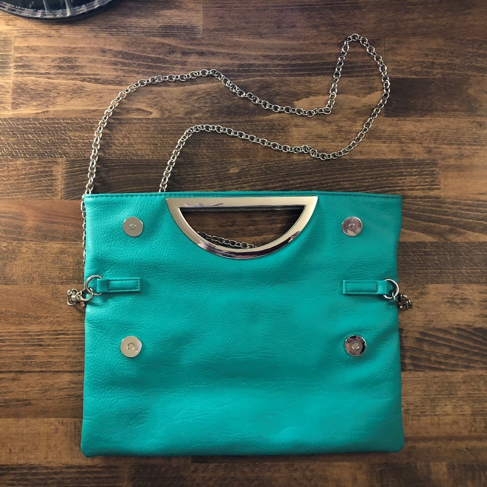 $5 items to be removed June 2026 - Charming Charlie Over the Moon clutch - Picture 2 of 3